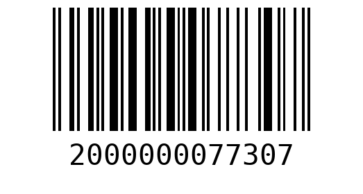 Штрихкод 2000000077307