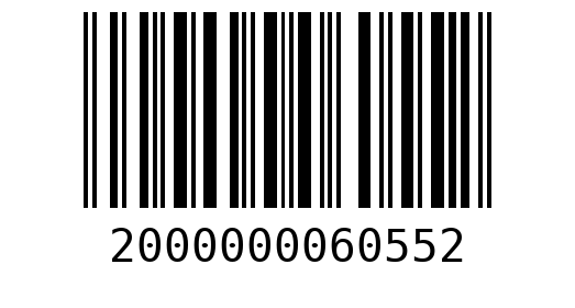 Штрихкод 2000000060552