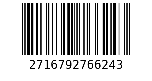Штрихкод 2716792766243