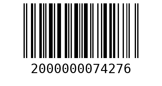 Штрихкод 2000000074276