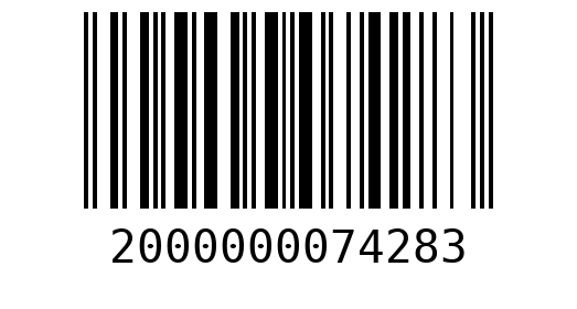 Штрихкод 2000000074283