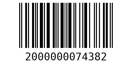 Штрихкод 2000000074382