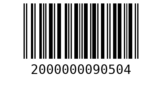 Штрихкод 2000000090504