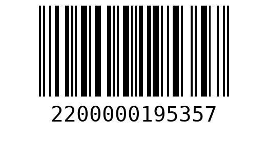 Штрихкод 2200000195357