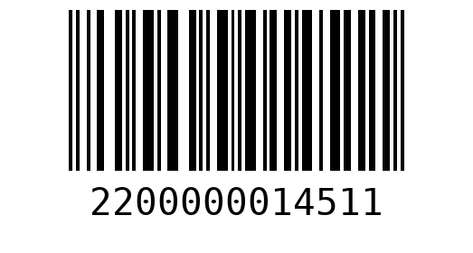 Штрихкод 2200000014511
