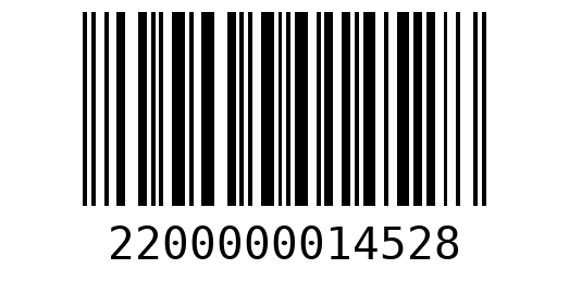 Штрихкод 2200000014528
