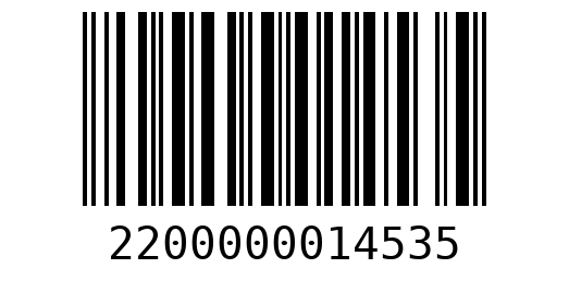 Штрихкод 2200000014535