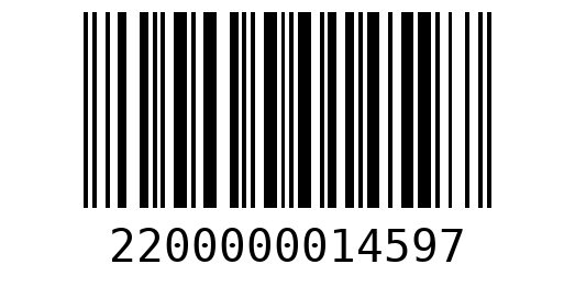 Штрихкод 2200000014597