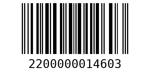 Штрихкод 2200000014603