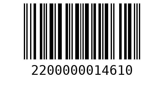 Штрихкод 2200000014610