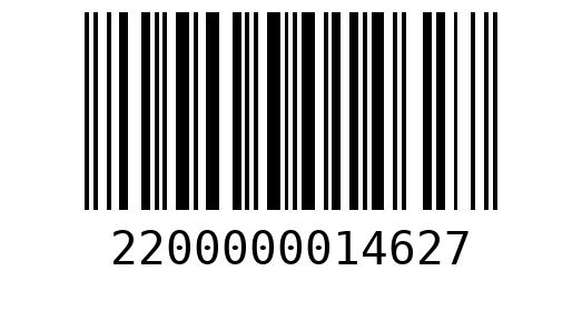 Штрихкод 2200000014627
