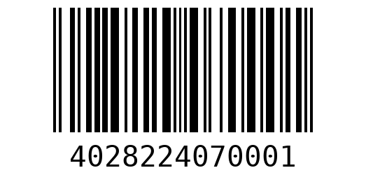Штрихкод 4028224070001