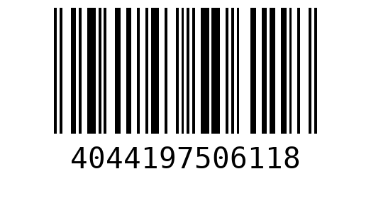 Штрихкод 4044197506118
