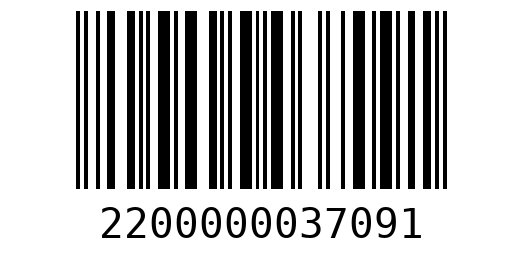 Штрихкод 2200000037091