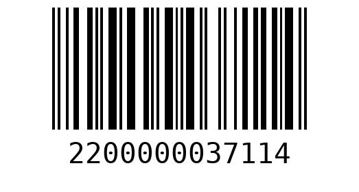Штрихкод 2200000037114