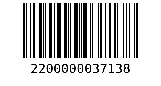 Штрихкод 2200000037138