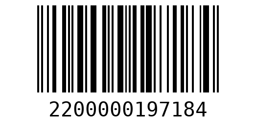 Штрихкод 2200000197184