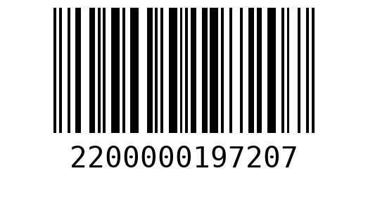 Штрихкод 2200000197207