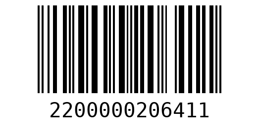 Штрихкод 2200000206411