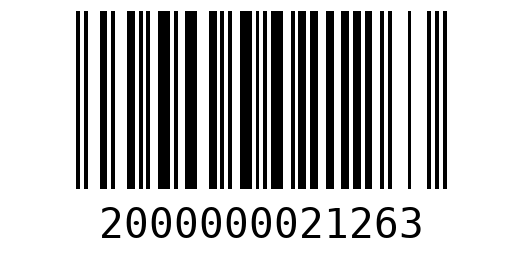Штрихкод 2000000021263