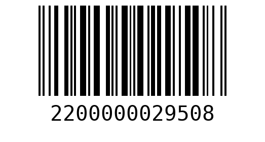 Штрихкод 2200000029508