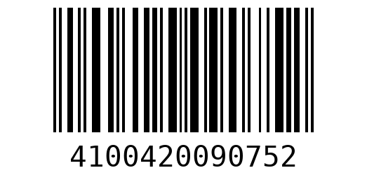 Штрихкод 4100420090752