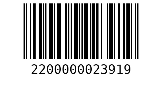 Штрихкод 2200000023919