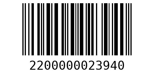 Штрихкод 2200000023940