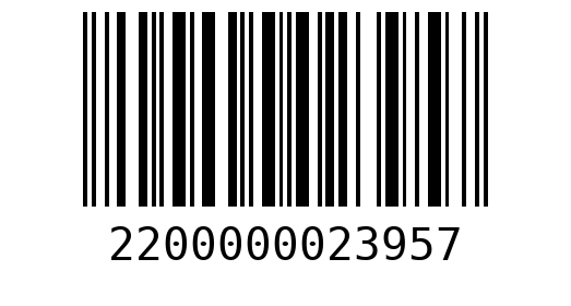 Штрихкод 2200000023957