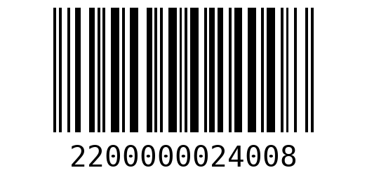 Штрихкод 2200000024008