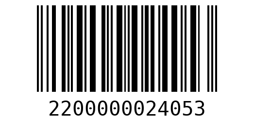 Штрихкод 2200000024053