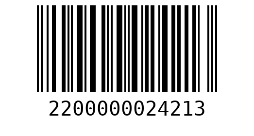 Штрихкод 2200000024213