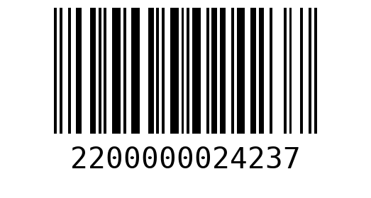 Штрихкод 2200000024237