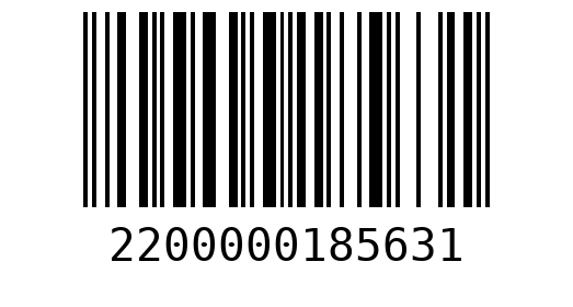 Штрихкод 2200000185631