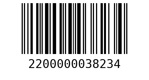Штрихкод 2200000038234