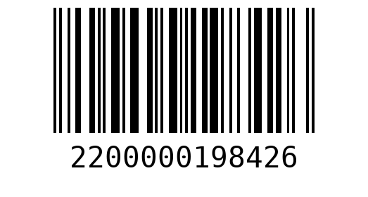 Штрихкод 2200000198426