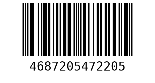 Штрихкод 4687205472205