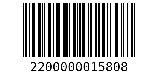 Штрихкод 2200000015808