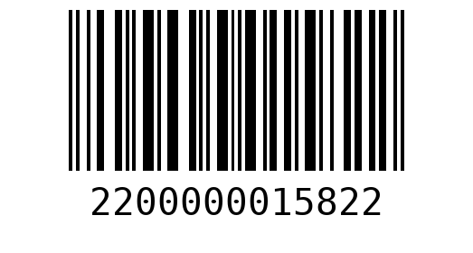 Штрихкод 2200000015822