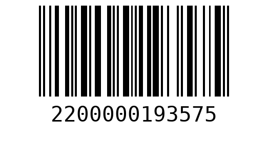 Штрихкод 2200000193575