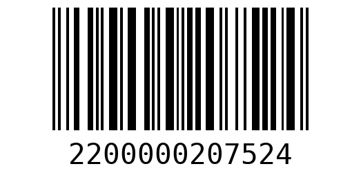 Штрихкод 2200000207524