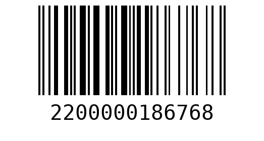 Штрихкод 2200000186768