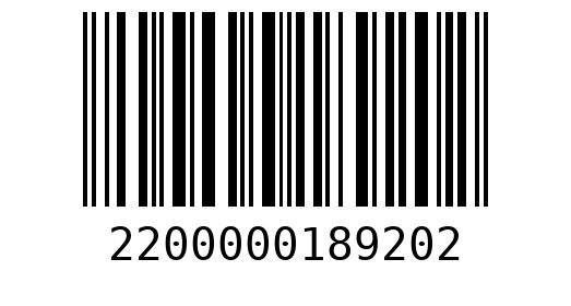 Штрихкод 2200000189202