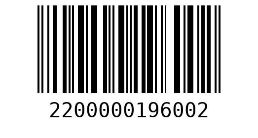 Штрихкод 2200000196002