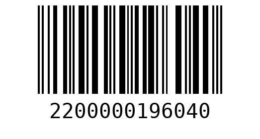 Штрихкод 2200000196040