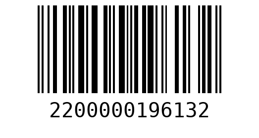 Штрихкод 2200000196132