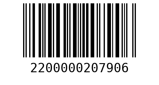 Штрихкод 2200000207906