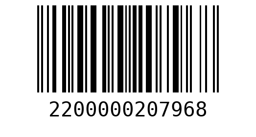 Штрихкод 2200000207968