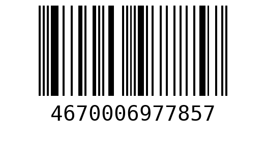 Штрихкод 4670006977857