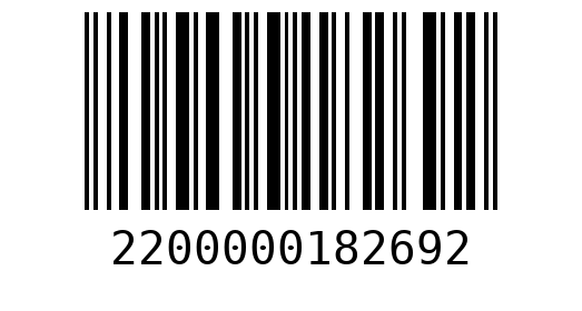 Штрихкод 2200000182692